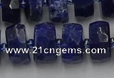 CRB585 15.5 inches 8*18mm faceted rondelle sodalite beads