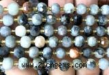 CRB6071 15 inches 6*8mm faceted rondelle eagle eye jasper beads
