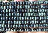 CRB6140 15 inches 4*6mm faceted rondelle kambaba jasper beads