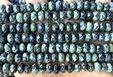 CRB6260 15 inches 5*8mm faceted rondelle kambaba jasper beads