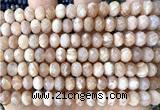 CRB6290 15 inches 5*8mm faceted rondelle sunstone beads