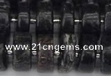 CRB634 15.5 inches 7*14mm tyre charoite gemstone beads