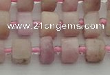 CRB651 15.5 inches 5*8mm tyre pink kunzite gemstone beads