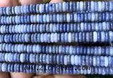 CRB6516 15 inches 2*6mm rondelle blue aventurine jade beads