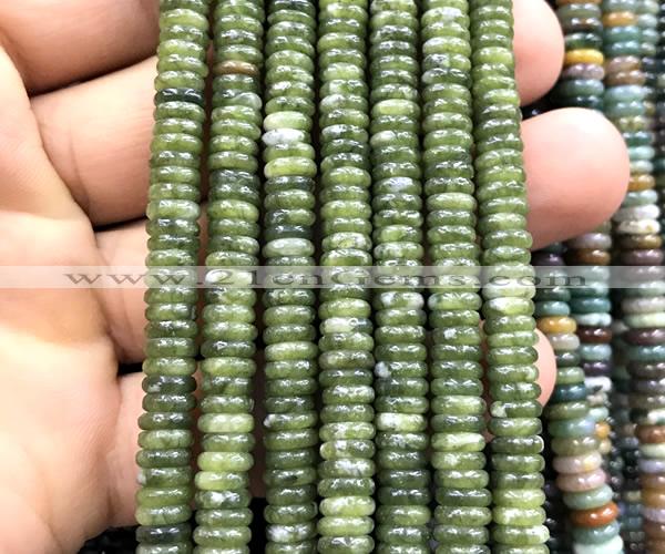CRB6518 15 inches 2*6mm rondelle China jade beads wholesale
