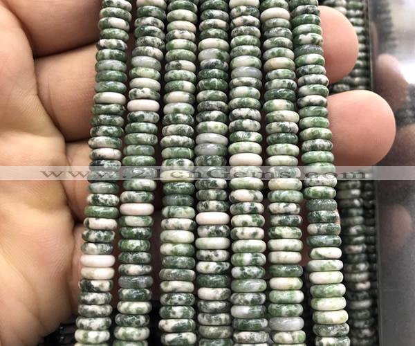 CRB6519 15 inches 2*6mm rondelle Qinghai jade beads wholesale
