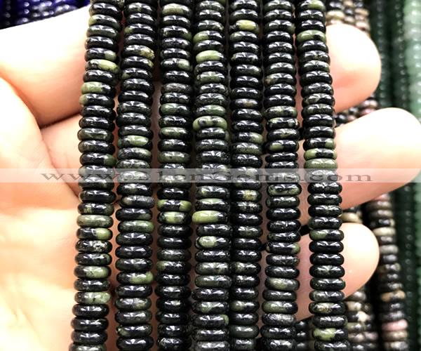 CRB6535 15 inches 2*6mm rondelle kambaba jasper beads wholesale