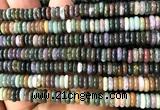 CRB6543 15 inches 2*6mm rondelle Indian agate beads wholesale