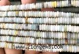 CRB6550 15 inches 2*6mm rondelle colorful amazonite beads wholesale