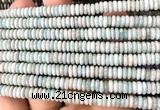 CRB6551 15 inches 2*6mm rondelle amazonite gemstone beads
