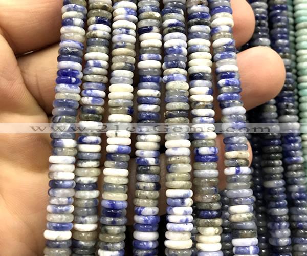 CRB6557 15 inches 2*6mm rondelle sodalite beads wholesale