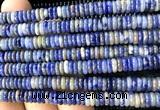 CRB6558 15 inches 2*6mm rondelle sodalite gemstone beads