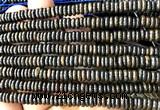 CRB6573 15 inches 2*6mm rondelle bronzite beads wholesale