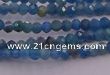 CRB700 15.5 inches 2*3mm faceted rondelle apatite gemstone beads