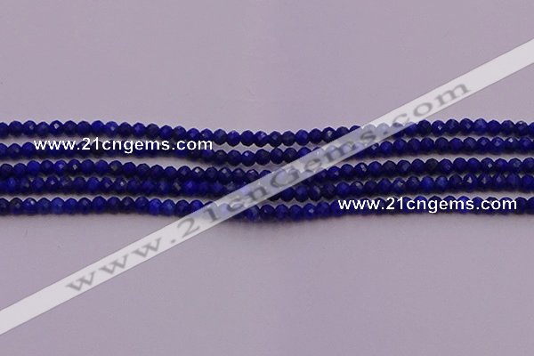 CRB701 15.5 inches 2*3mm faceted rondelle lapis lazuli beads