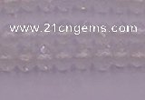 CRB709 15.5 inches 3*4mm faceted rondelle white crystal beads