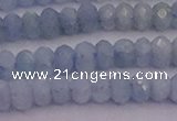 CRB710 15.5 inches 2.5*4mm faceted rondelle aquamarine beads