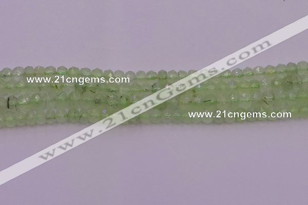 CRB724 15.5 inches 3*5mm faceted rondelle prehnite gemstone beads