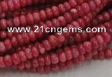 CRC05 16 inches 4*6mm rondell rhodochrosite gemstone beads wholesale