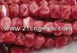 CRC06 16 inches 8*10mm nugget rhodochrosite gemstone beads wholesale