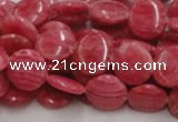 CRC10 16 inches 10mm coin rhodochrosite gemstone beads wholesale