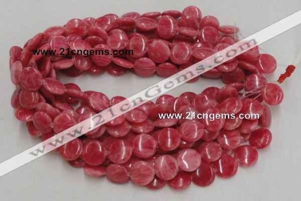 CRC10 16 inches 10mm coin rhodochrosite gemstone beads wholesale