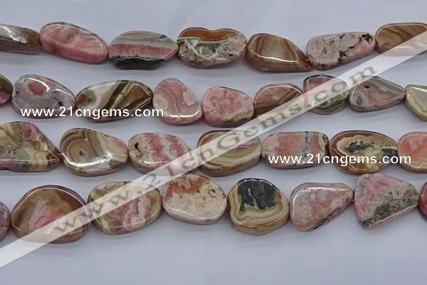 CRC1016 15.5 inches 12*16mm - 18*30mm freeform rhodochrosite beads