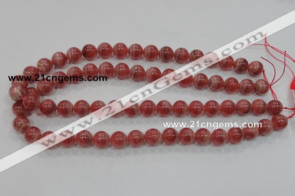 CRC104 15.5 inches 12mm round natural argentina rhodochrosite beads