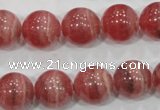 CRC105 15.5 inches 14mm round natural argentina rhodochrosite beads
