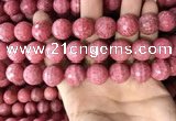 CRC1056 15.5 inches 15mm faceted round rhodochrosite beads