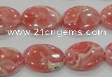 CRC107 15.5 inches 15*20mm oval natural argentina rhodochrosite beads