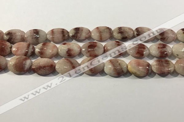 CRC1076 15.5 inches 15*20mm oval rhodochrosite beads wholesale