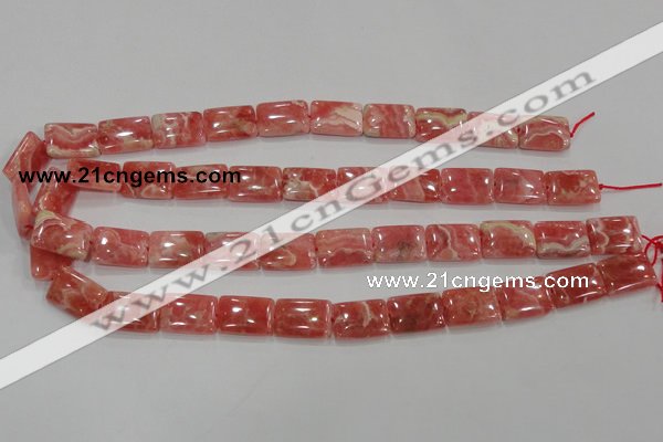 CRC108 15.5 inches 13*18mm rectangle natural argentina rhodochrosite beads