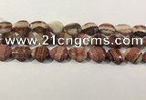 CRC1084 15.5 inches 15*20mm flat teardrop rhodochrosite beads