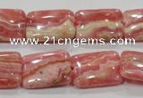 CRC109 15.5 inches 15*20mm rectangle natural argentina rhodochrosite beads