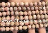 CRC1150 15.5 inches 8mm round rhodochrosite gemstone beads