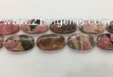 CRC1168 15.5 inches 30*50mm oval rhodochrosite gemstone beads
