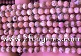 CRC1171 15.5 inches 6mm faceted round rhodochrosite gemstone beads