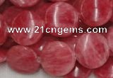 CRC12 16 inches 18mm coin rhodochrosite gemstone beads wholesale