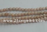 CRC150 15.5 inches 3.5mm round Argentina rhodochrosite beads