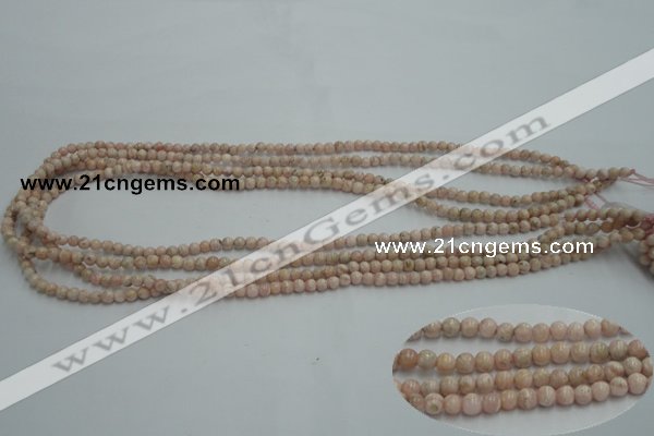 CRC150 15.5 inches 3.5mm round Argentina rhodochrosite beads