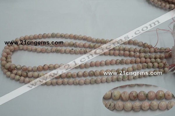 CRC151 15.5 inches 5.5mm round Argentina rhodochrosite beads