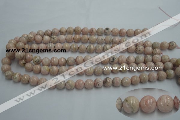 CRC153 15.5 inches 10mm round Argentina rhodochrosite beads