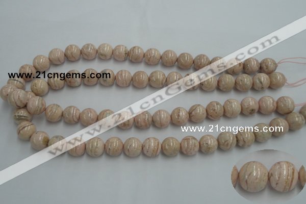 CRC154 15.5 inches 12mm round Argentina rhodochrosite beads