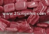 CRC16 16 inches 10*14mm rectangle rhodochrosite beads wholesale