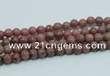 CRC200 16 inches 4mm round rhodochrosite gemstone beads wholesale