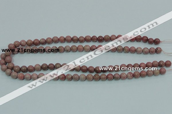 CRC202 16 inches 8mm round rhodochrosite gemstone beads wholesale