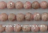 CRC454 15.5 inches 12mm faceted round Argentina rhodochrosite beads