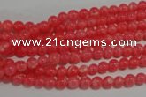 CRC500 15.5 inches 4mm round synthetic rhodochrosite beads