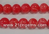 CRC503 15.5 inches 10mm round synthetic rhodochrosite beads